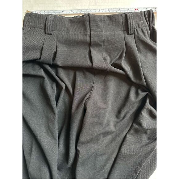 Size M Halara High Waisted Plicated Side Pocket Wide Leg Waffle Work Pants in Bl - Picture 5 of 7